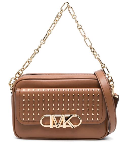 michael kors parker leather bag